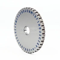 dot stamping machine letters wheelbaterpak dotted marking wheel partsfont height 3456mm choose oneprice for wheel only