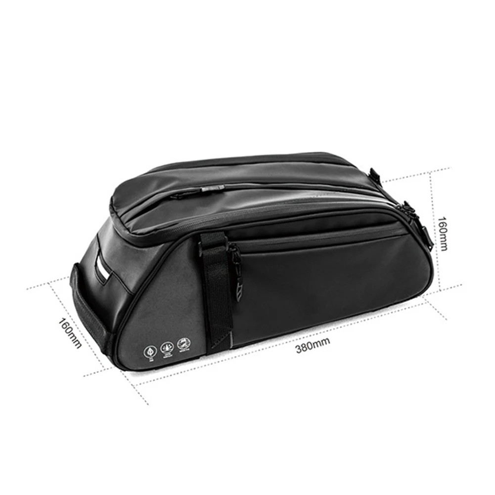 

Mountain Bike Backseat Bag Waterproof Bicycle Rear Seat Rack Trunk Bags Cycling Storage Bag Backpack