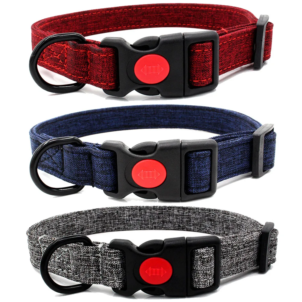 Ошейник для собак регулируемый ошейник маленьких с безопасной пряжкой ошейники