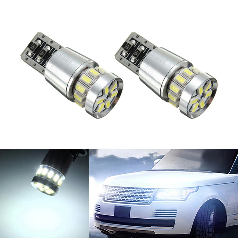 2X Canbus T10 W5W 168 194 светодиодный ные габаритные огни для Land Rover v8 discovery 4 2 3x8 freelander defender A8