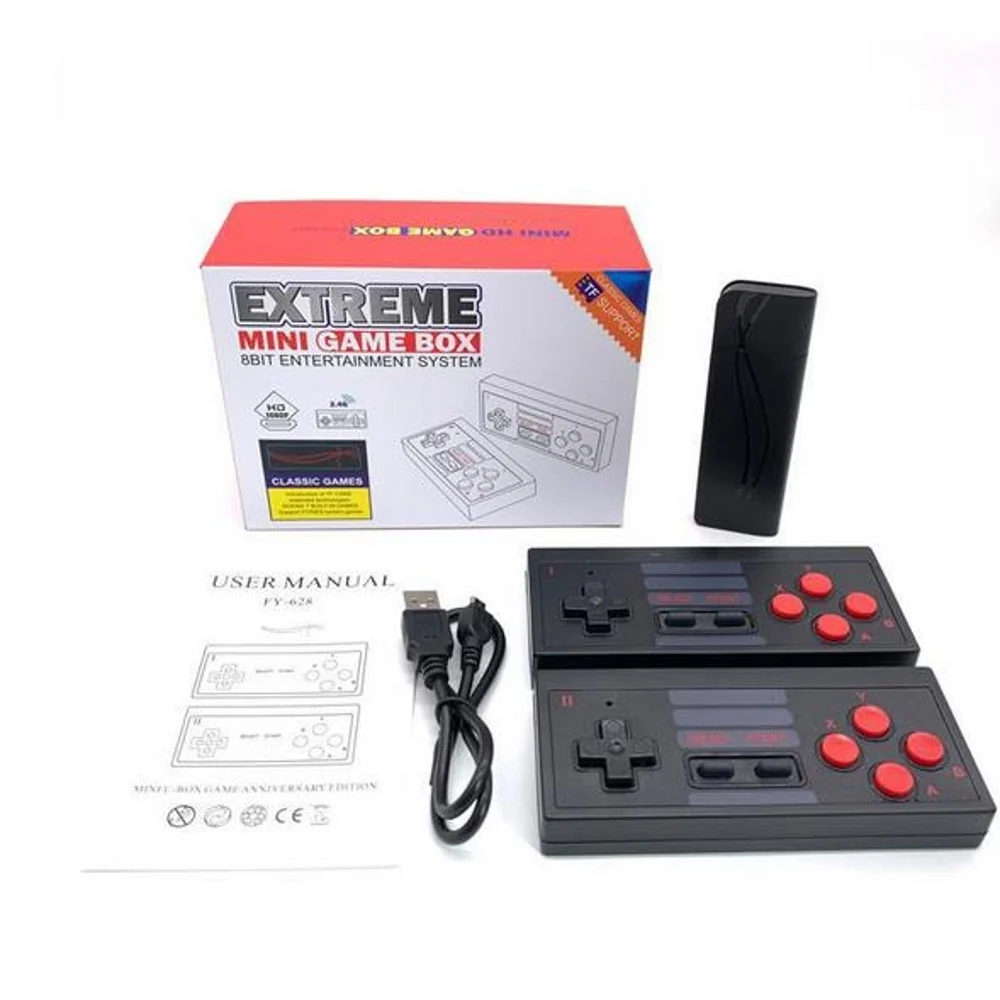 

Y2 Y2 P 4K Video Game Console Built in 621 Classic Games Mini Retro Console Wireless Controller HDMI-Output Dual Players