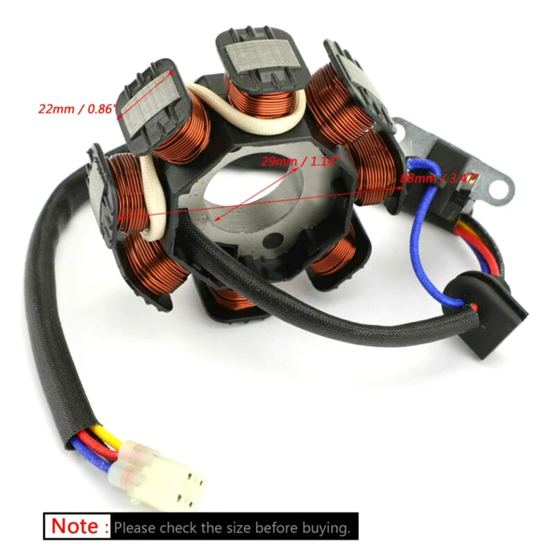 

Stator Generator for Polaris Sportsman Outlaw Predator 50 90 ATV 0453559 0454949