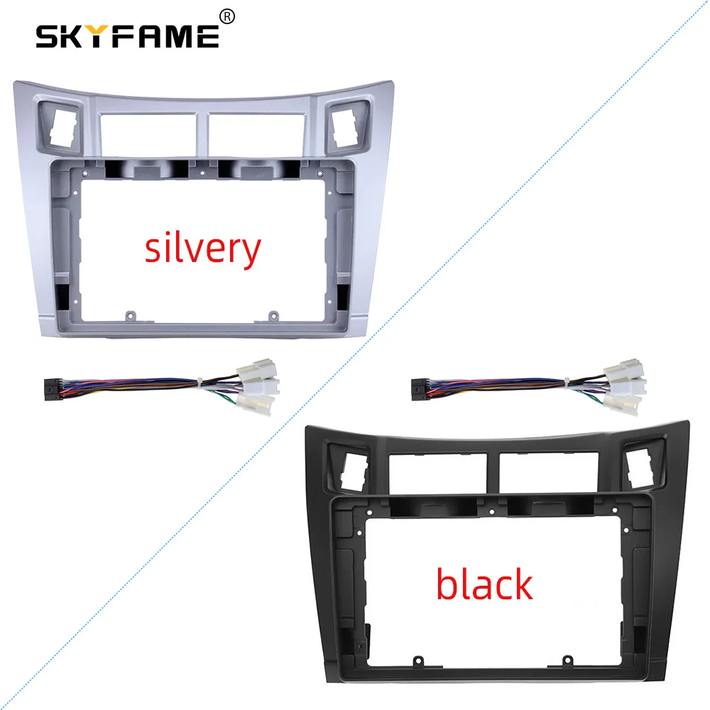 

SKYFAME Car Frame Adapter For Toyota Yaris 2005-2011 Android Radio Dask Kit Fascia