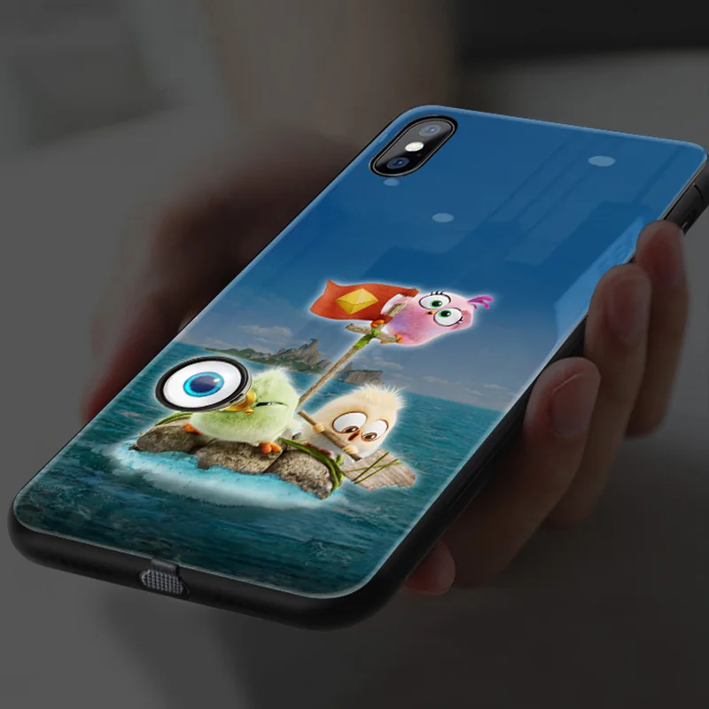 Умный светодиодный светящийся чехол для телефона iphone 7 8 s задняя крышка милые