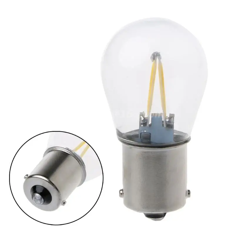 

DC12V 1156 P21W Ba15s Lamp LED COB Light Running Light White 2018