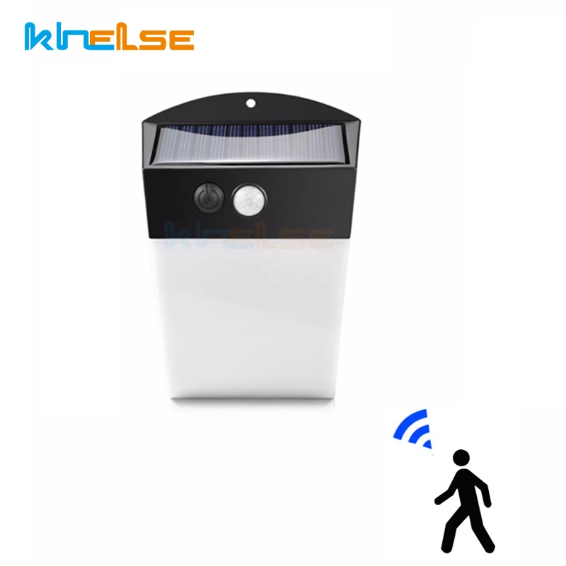 ПИР движения светодиодные светильники с сенсором Солнечная наружная настенная