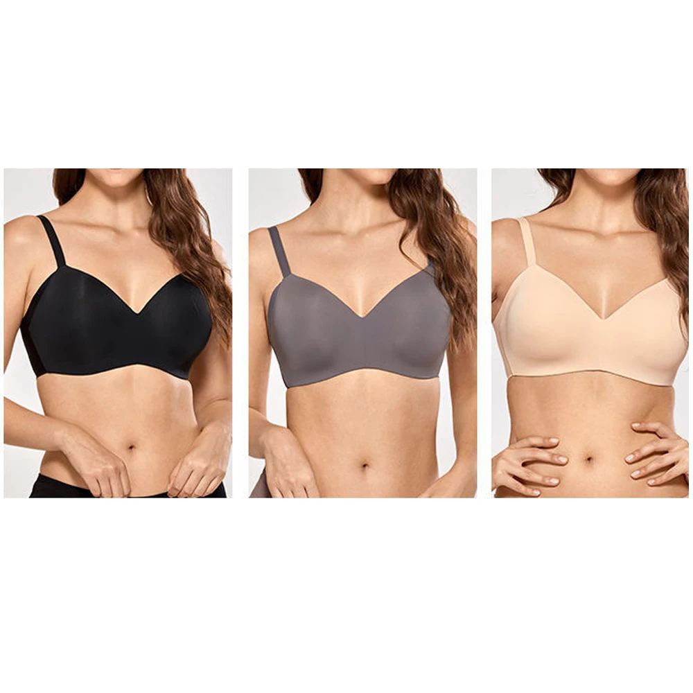 Women Brassieres Seamless Wire Free Bra Soft Intimate Women's Underwear Female Lingerie Quality Sleepwear One-Piece ABCDDDEFG