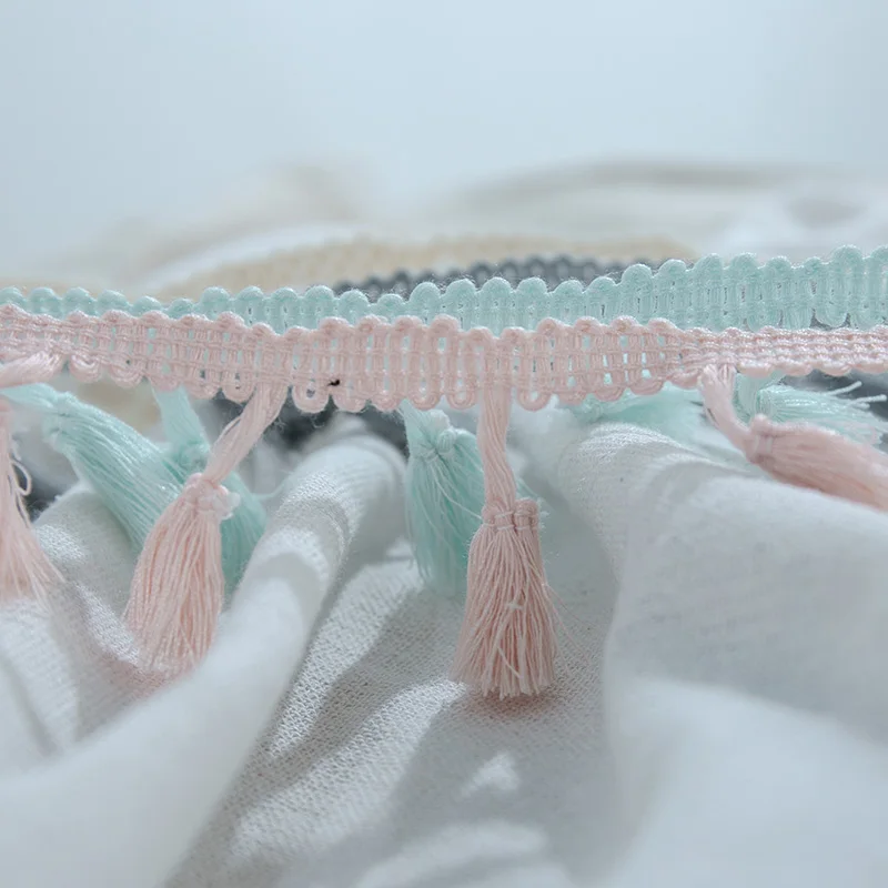 1 ярд/партия кружевная лента с кисточками 15 цветов бахрома отделка занавеска