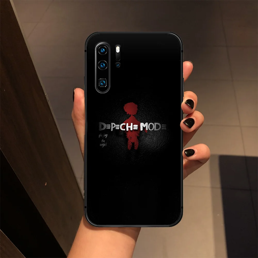 

Depeches band Mode Phone Case Cover Hull For Huawei P8 P9 P10 P20 P30 P40 Lite Pro Plus smart Z 2019 black prime soft Etui