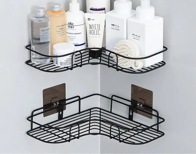 1 шт. аксессуары для ванной комнаты угловая полка крепления кованая железная