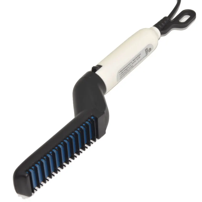 Мужской быстрый выпрямитель для бороды стайлер расческа выпрямления