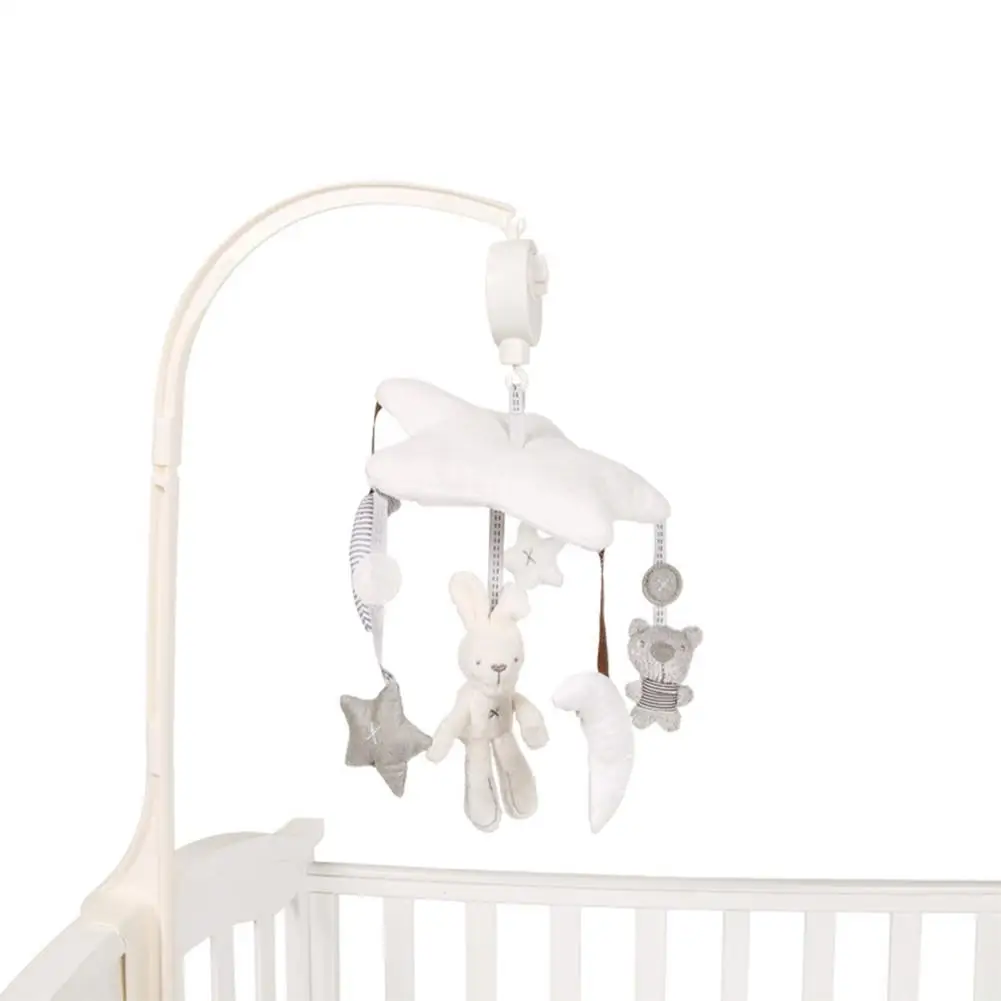 

Cartoon Baby Crib Mobiles Rattles Music Educational Toys Bed Bell Carousel For Cots Infant Baby Toys 0-12 Months For Newborns