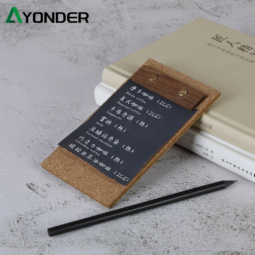 1 шт. деревянная подставка-держатель для меню | Дом и сад