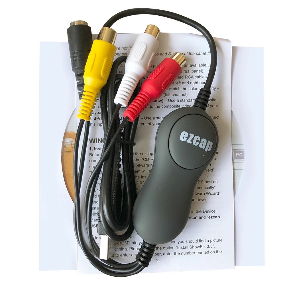 2020 USB 2 0 Аудио Видео карта захвата конвертер адаптер DVD DVR VHS для Win7/8/10 Mac OS все