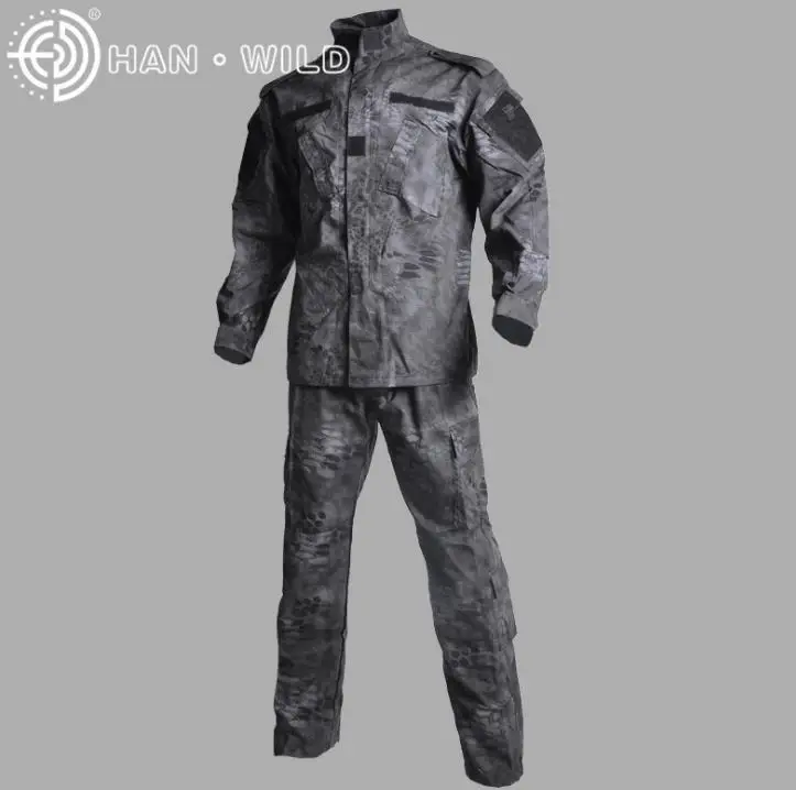 Тактический Костюм Ghillie камуфляжная охотничья одежда рубашка + брюки Мультикам