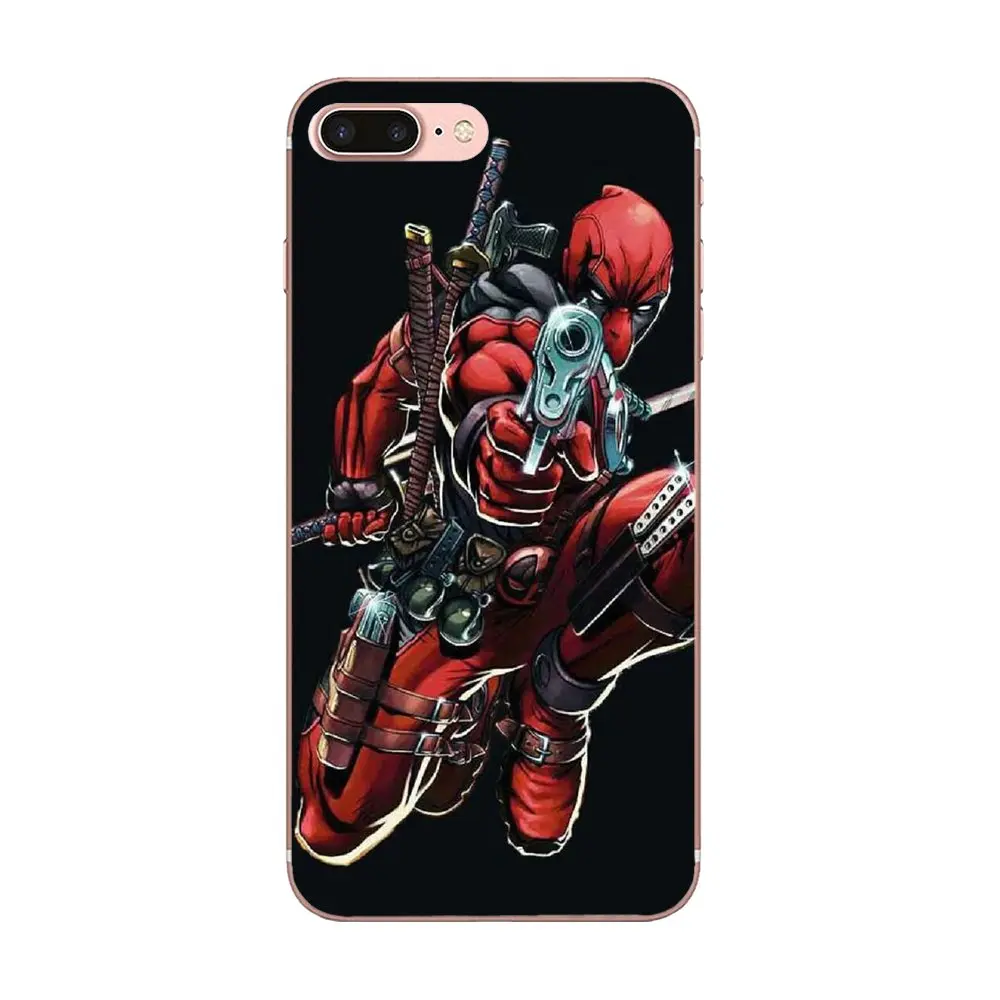 Защитный чехол из ТПУ для Huawei Honor 4C 5A 5C 5X 6 6A 6X 7 7A 7C 7X 8 8C 8S 9 10 10i 20 20i Lite Pro Comics Deadpool Classic |