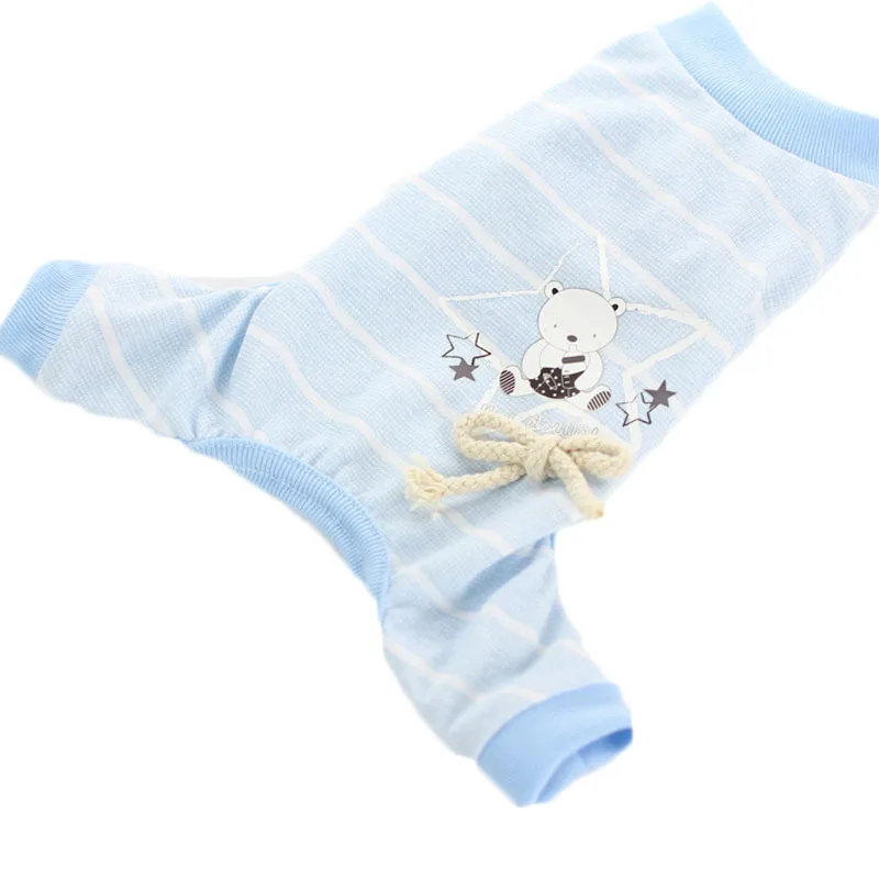 Розовая Хлопковая пижама для маленьких собак милая одежда с принтом жирафа