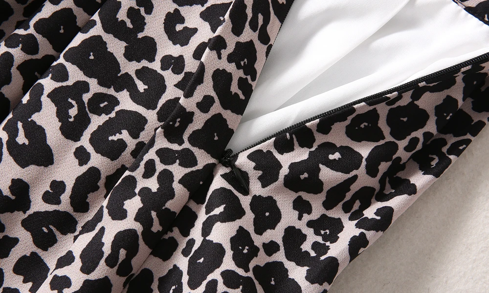 

JCHB 2021 fashion star princess new leopard print dress suit
