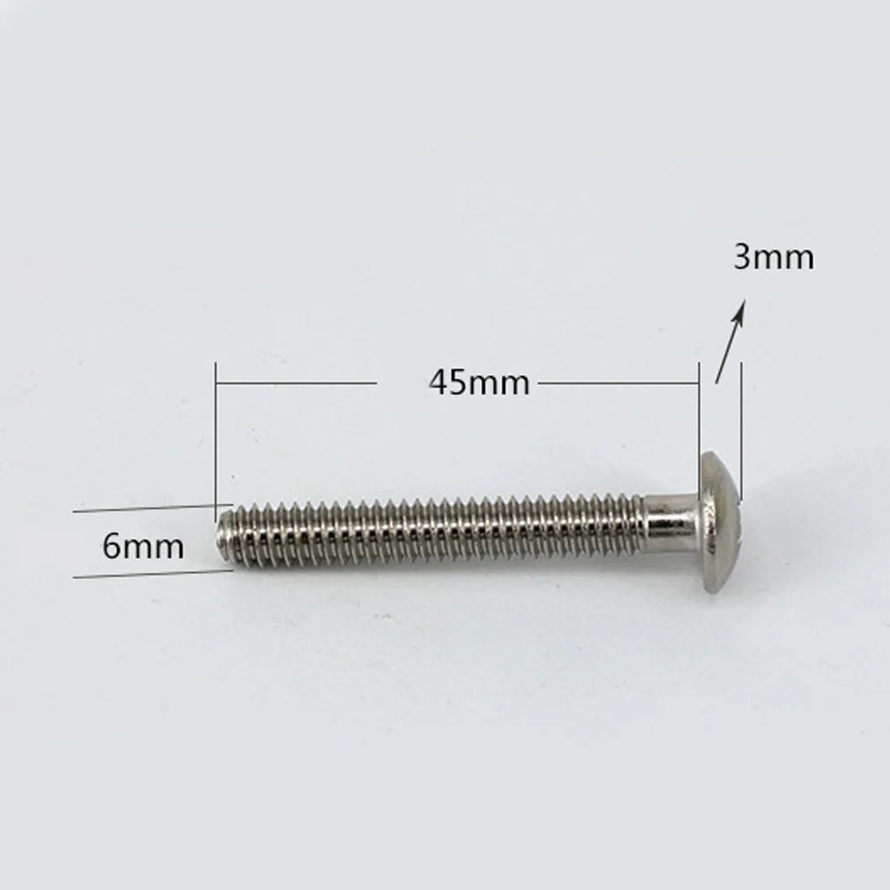 2 шт. винты для крышки унитаза верхняя фиксация 45 мм * 6 WC сиденье петли Крышка