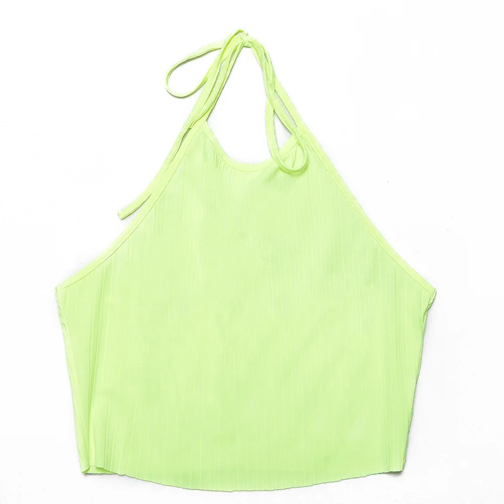 Women Sexy Club Backless Spaghetti Strap Summer Crop Tank Top Elastic Bodycon Party Sleeveless Croptop Streetwear Patry | Женская одежда