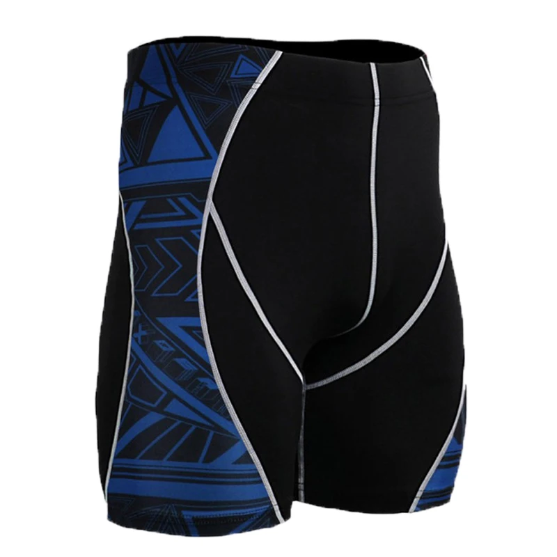 Летние шорты для бега мужские спортивные штаны укороченные компрессионные