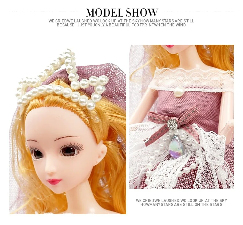 40 см кукла принцессы Одежда ручной работы свадебное платье модный вечерний наряд