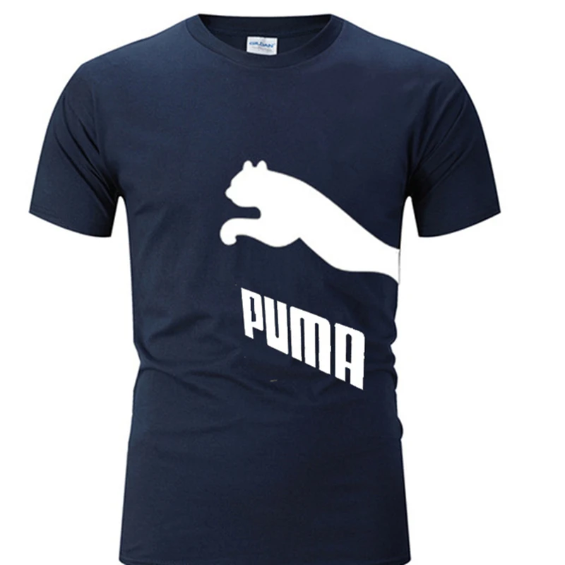 

2021 new Puma summer men's and women's fashion O-neck T-shirt hip-hop casual breathable top