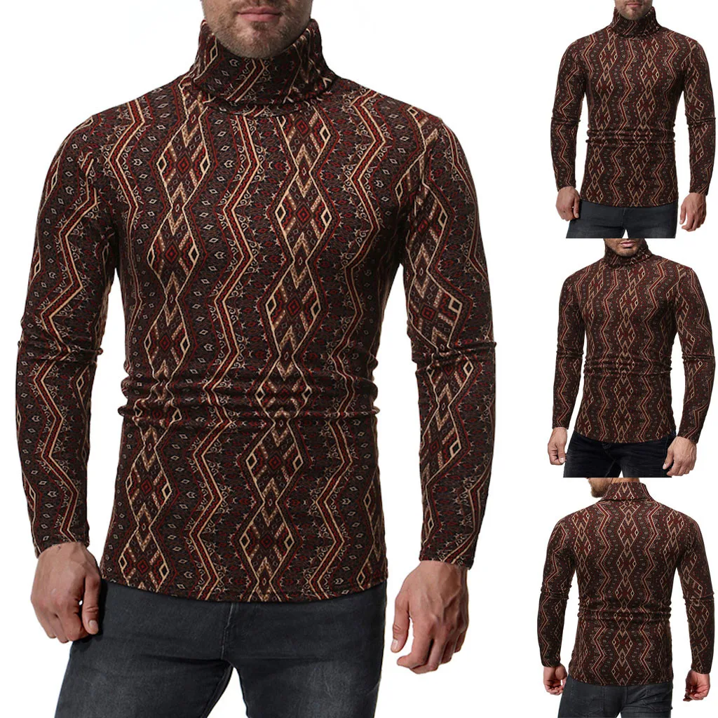 Мужской свитер Модный пуловер новинка Осень зима повседневный вязаный с длинным