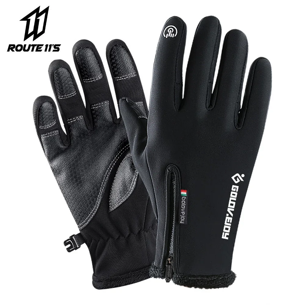 aliexpress - Motorcycle Gloves Moto Gloves Winter Thermal Fleece Lined Winter Water Resistant Touch Screen Non-slip Motorbike Riding Gloves #