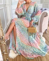 new womens color leopard print dress casual dress yz gzsc 0019 dresses