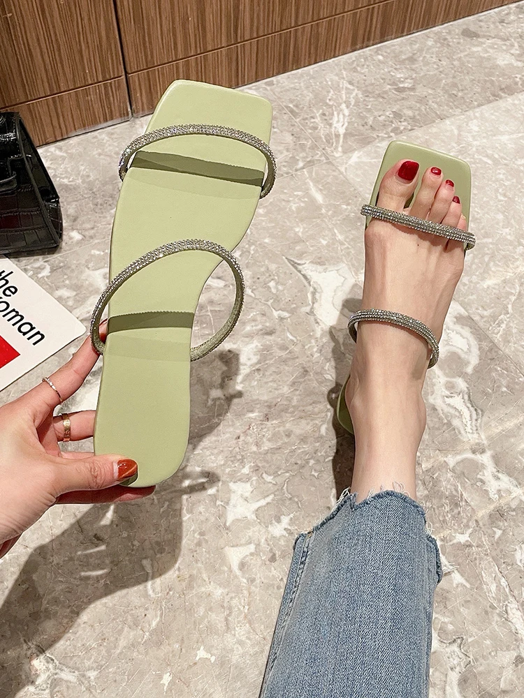 

Shoes Ladies' Slippers Slipers Women Glitter Slides Shale Female Beach Fashion 2021 Flat Jelly Sabot Soft Summer Luxury Basic Sc