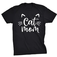 cosmic 100 cotton cat lover unisex t shirt cool cat mom print men tshirt cool short sleeve t shirt men tees