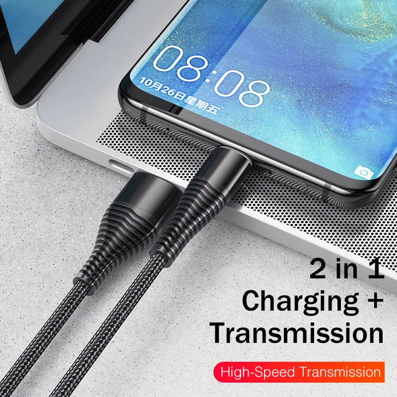 Кабель USB Type c Micro для iPhone 11 XS Max XR 10 X 8 7 6 S Plus iPad Mini3A мобильный телефон кабель