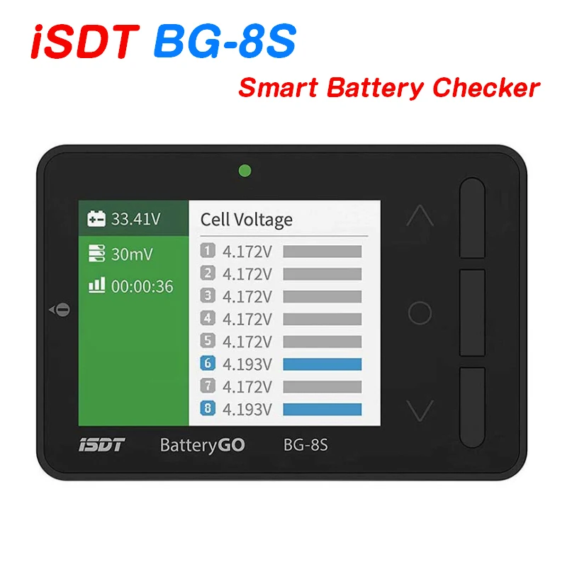 ISDT BattGo BG-8S умная батарея проверка стабилизатора приемника сигнала функция