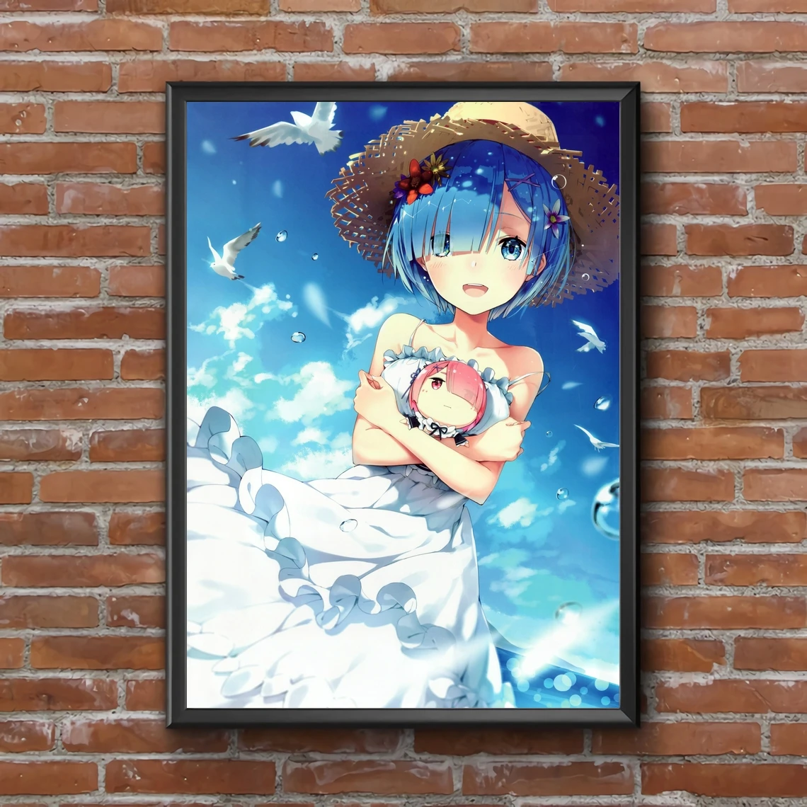 

Re Zero Аниме Холст постер Home картины для украшения стен (без рамки)