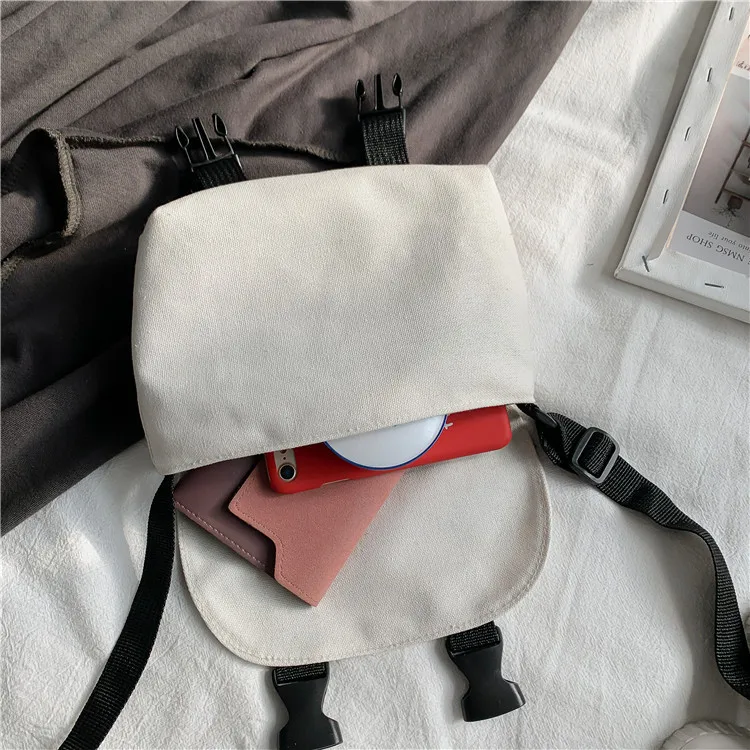 

2020 New Workwear Bag Canvas Messenger Bag Solid Color Shoulder Messenger Bag Men's Large Capacity Handbag Women's Shoulder Bag