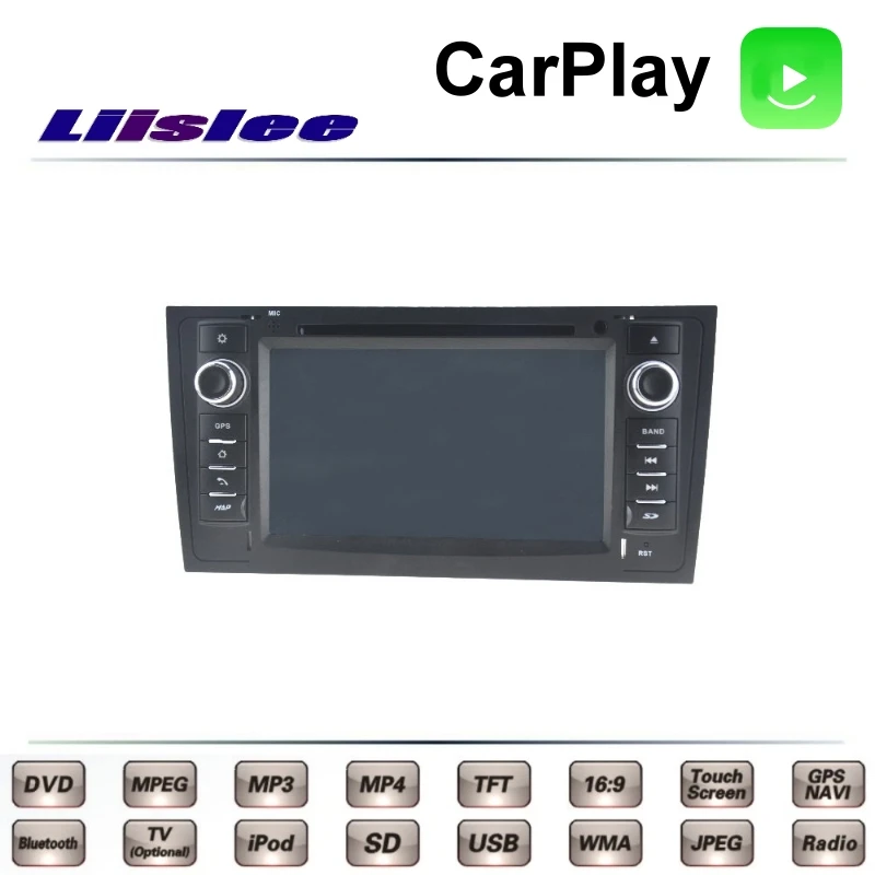Для Audi A6 C5 4B 1997 ~ 2004 LiisLee Автомобильный мультимедийный ТВ DVD GPS Радио Carplay