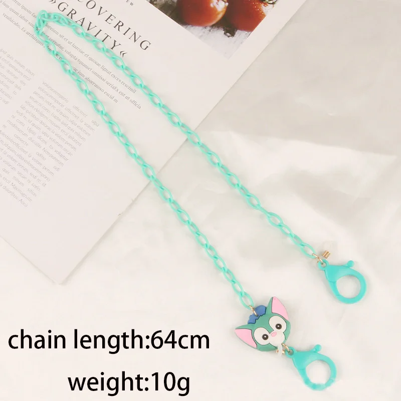 2023 Cute Bear Acrylic Children Mask Chain Holder Lanyard Student Fashion Bunny Charm Glasses Neck Strap for Woman Gifts |