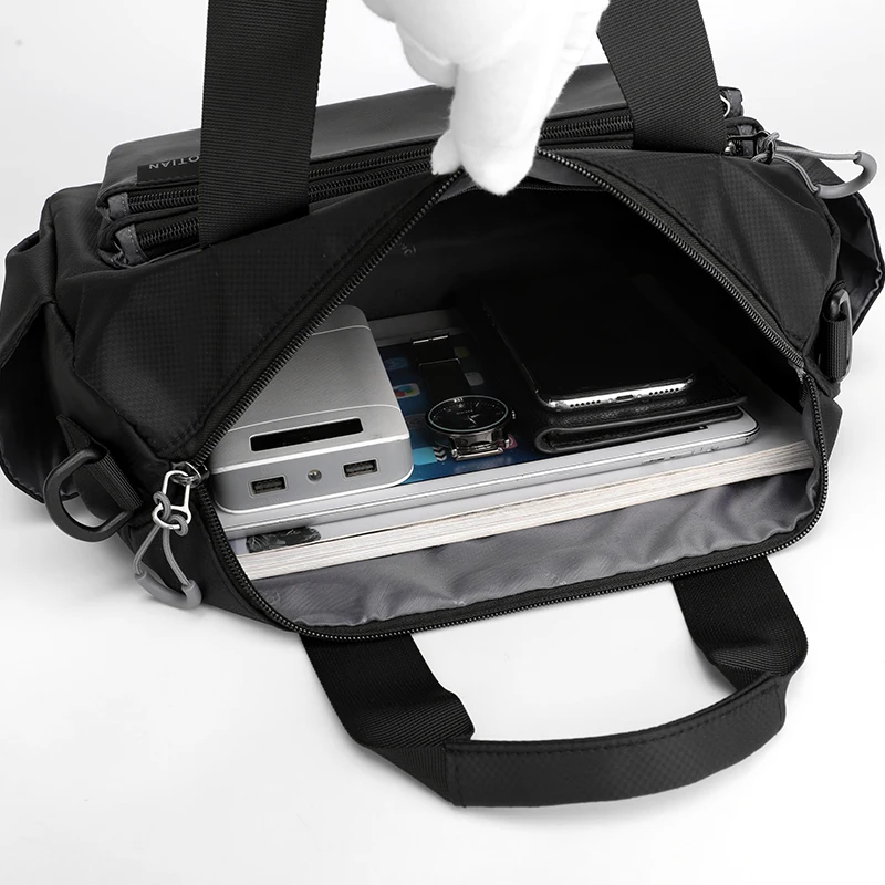 AOTIAN New Men's Shoulder Bag High Quality Boys Crossbody Bag Man Messenger Bag Nylon Male Business bolsas, Large and small