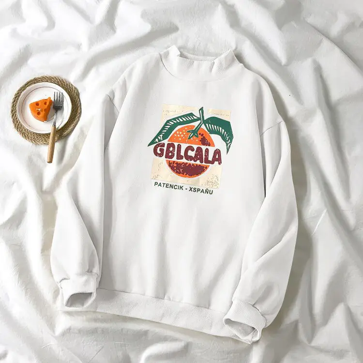 

Sweater Plush round neck loose and lovely style coat in autumn and winter