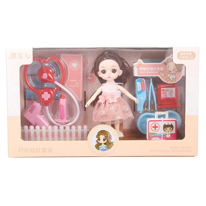 

Suit Toy Kid Toy Pretend Doctor Juegos Para Niñas Doctor Kit CN(Origin) 7-12y 4-6y Girl Cute accessories