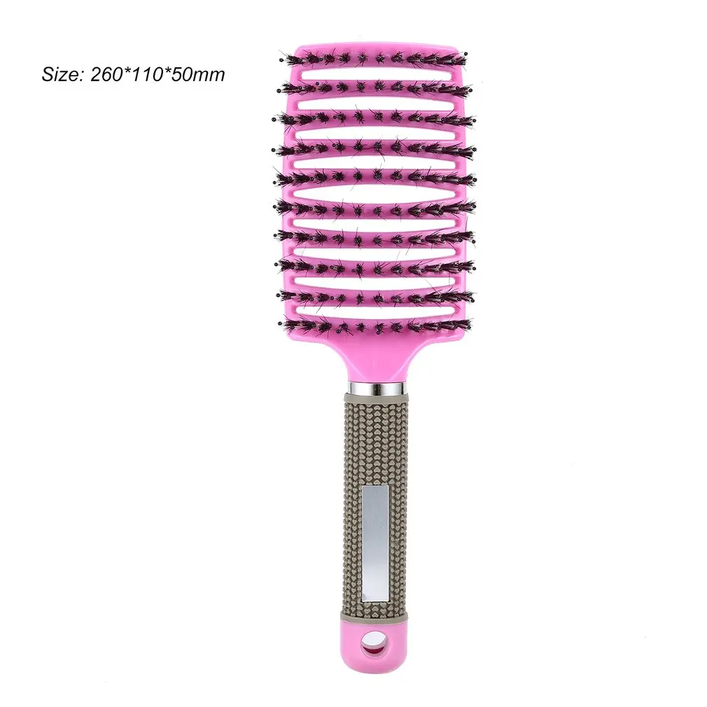 

Women Hair Scalp Massage Comb Bristle&Nylon Hairbrush Wet Curly Detangle Hair Brush for Salon Hairdressing Styling Tools