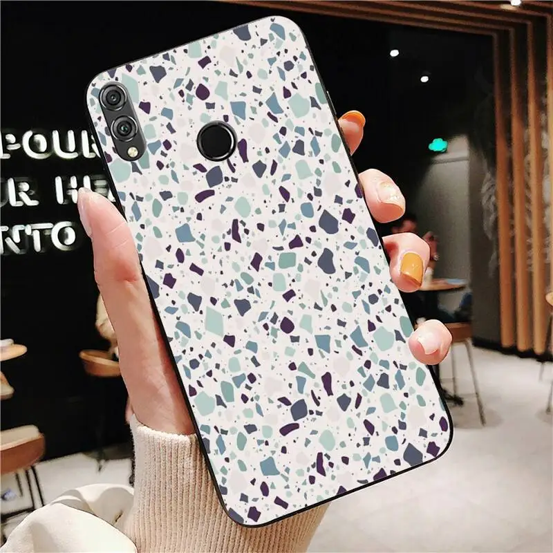 

YNDFCNB pastel terrazzo seamless pattern Phone Case For Huawei Honor 7A 7C ru 5.7 8 8x 9 10 20lite 10i 20i Honor Play 6.3