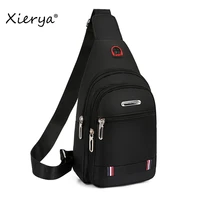 xierya coffee bag men chest bag simple storage bag travel small backpack black crossbody bag mini shoulder bag satchel hand bags