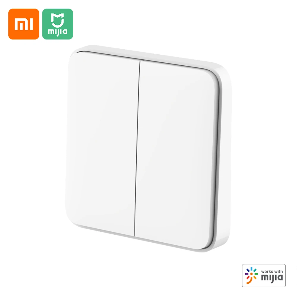 

Умный выключатель Xiaomi Mijia, настенный выключатель с дистанционным управлением, с поддержкой Bluetooth, для умного дома Xiaomi (DHKG02ZM)