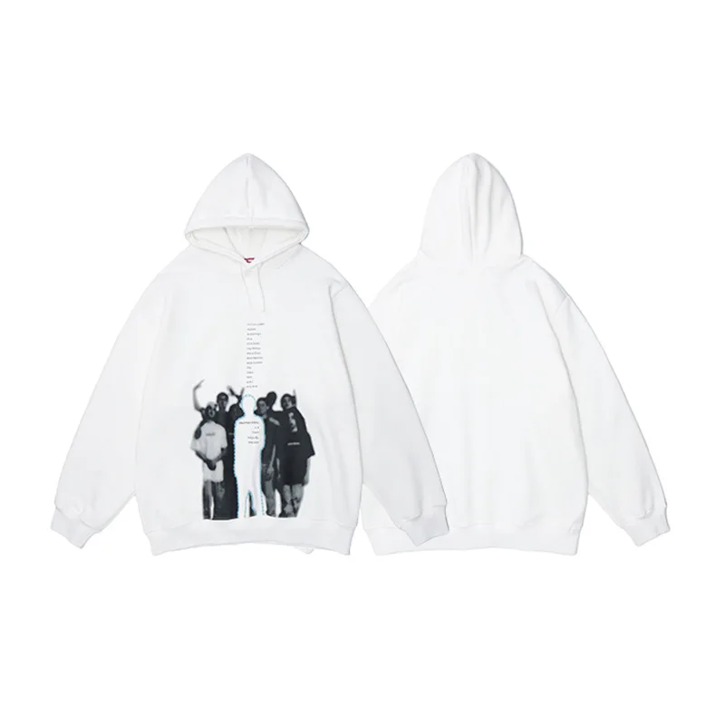 

Couple Hip Hop Hoodie Sweatshirt Harajuku Rapper Printed Hoodie Pullover Streetwear Autumn Cotton Hooded Hoodie Women Oversized