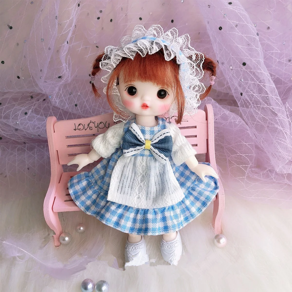 1/8 Bjd Одежда для куклы повседневное платье юбка 16 см платья аксессуары OB11 Кукла