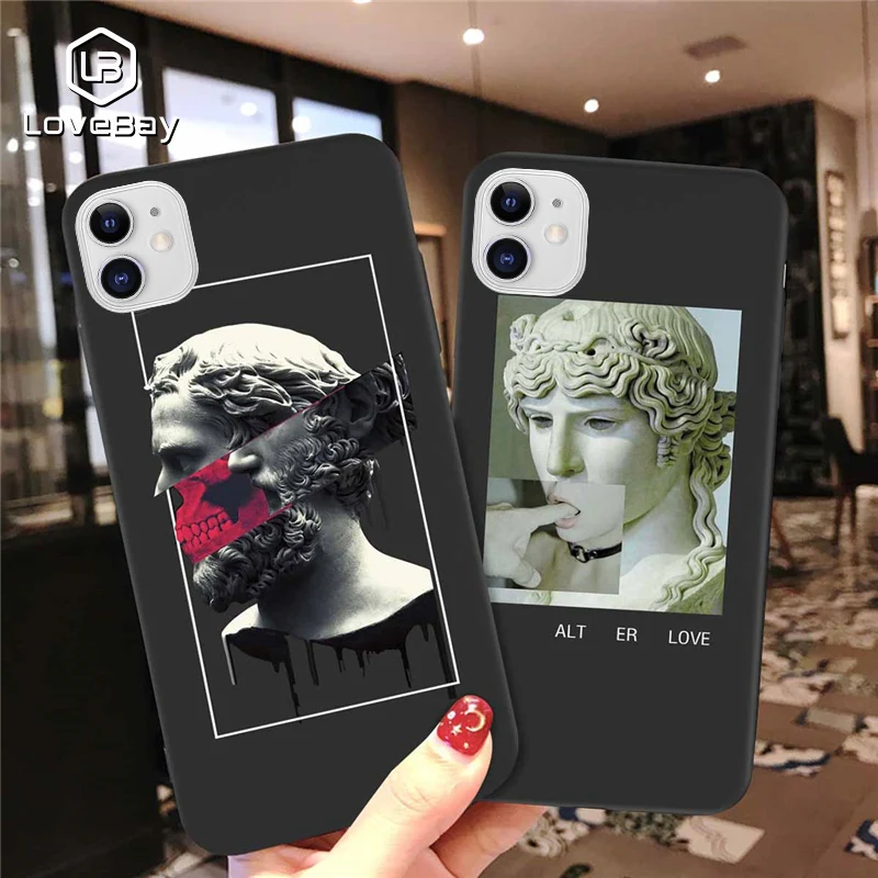 Lovebay для iPhone 11 Pro Max 6 6s 7 8 Plus X XR XS 5 фотографический чехол телефона статуя
