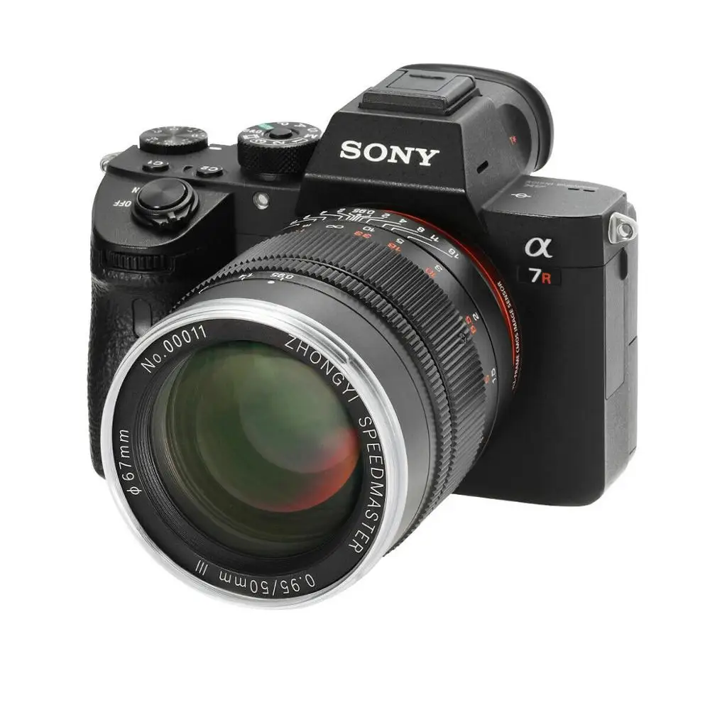 Объектив Zhongyi Mitakon Speedmaster 50 мм f/0 95 III для Sony E Canon RF Nikon Z mount camera body A6400 A6000 Z6 Z7