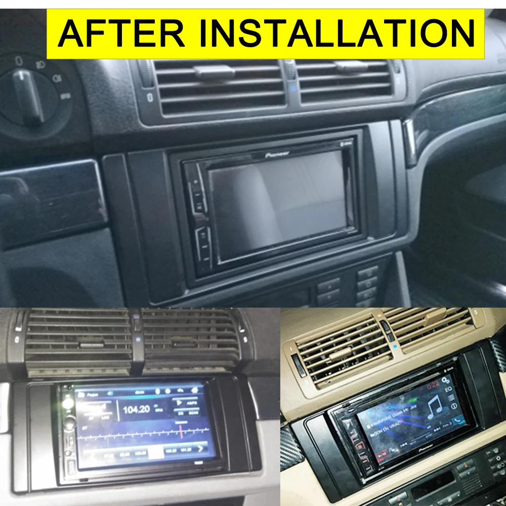 Для BMW 5-Series E53 X5 E39 двойной Din Fascia радио CD DVD GPS стерео Панель Крепление для приборной